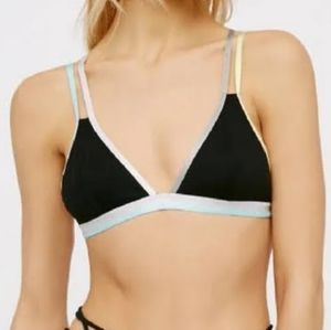 Free People Finn Strappy Back Soft Bra Sz L
